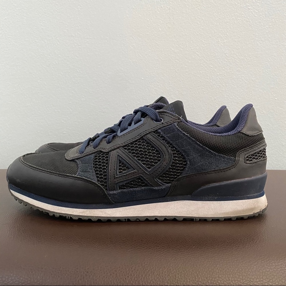 Armani Jeans Men's Classic AJ Fashion Blue Sneaker Size 8